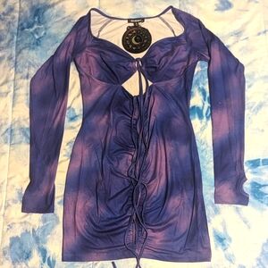 Horoscopez O-Ring Long Sleeve Dress